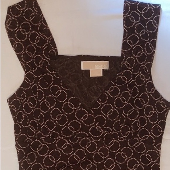 Michael Kors Tops - Michael Kors cream and chocolate top